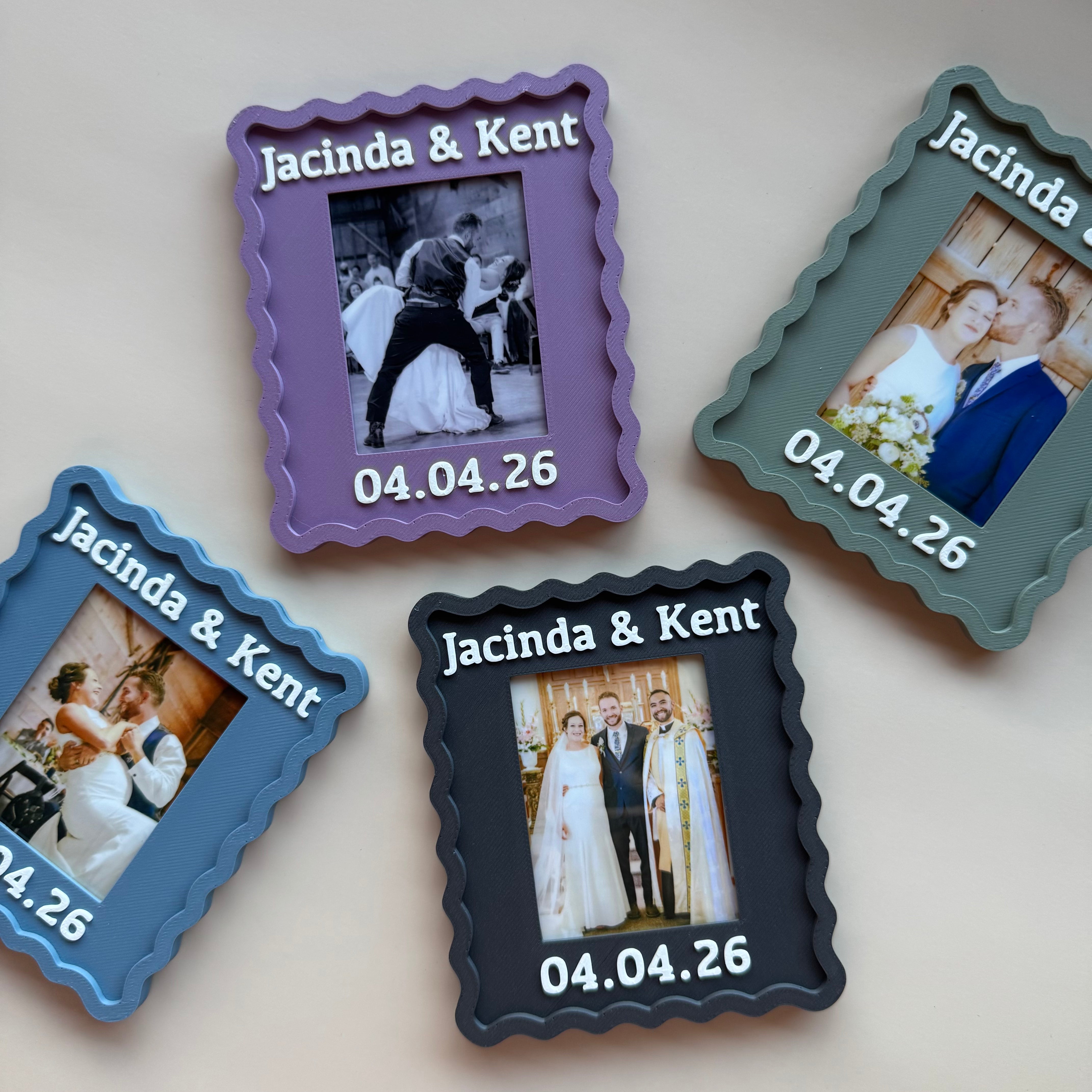 Wavy Frame Set with Personalization