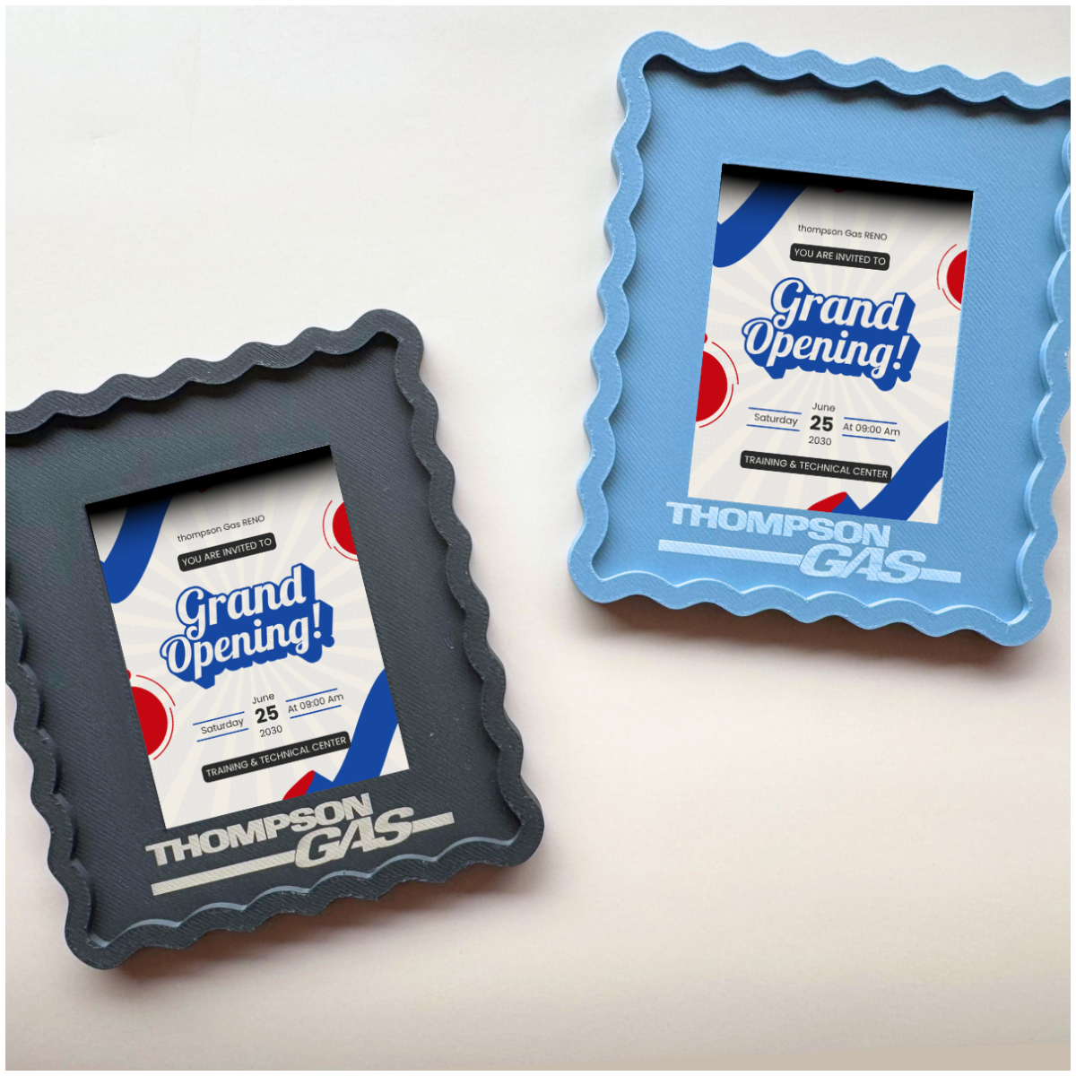 Branded Wavy Frame Set